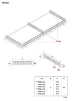 Gondola Shelving Accessories Divider,gondola unit, gondola display